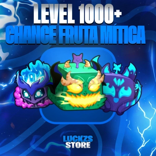Chance de Mítica no Báu Level 1000+ Aleatória no Blox Fruits
