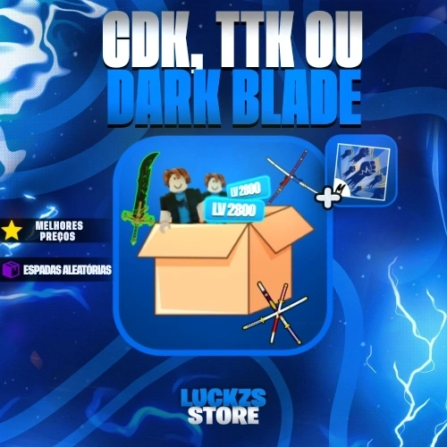 Conta com CDK, TTK ou Dark Blade, Godhuman e Level Max no Blox Fruits