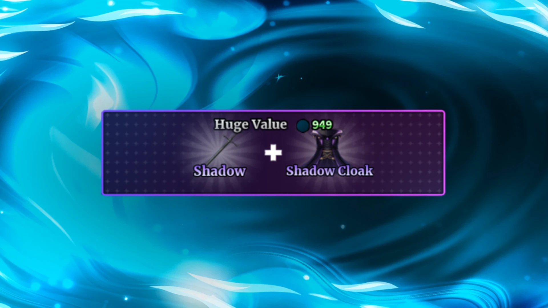 Shadow e Shadow Cloack Bundle no Sailor Piece