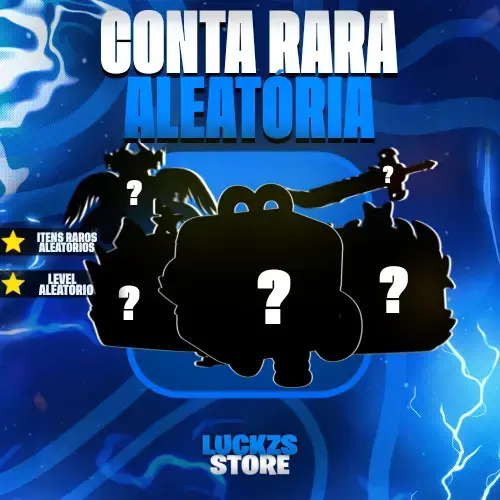 Conta aleatória com Super Raras no Blox Fruits