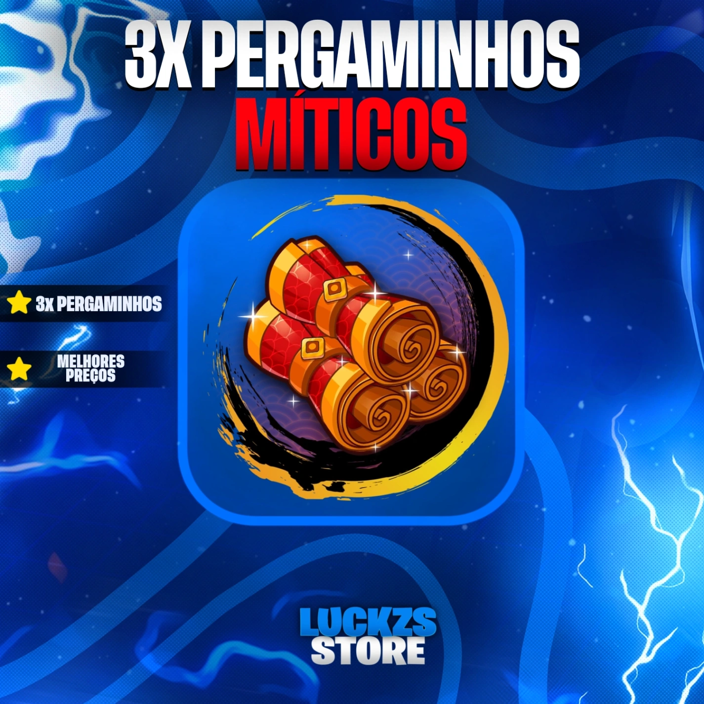 3x Pergaminhos Míticos no Blox Fruits