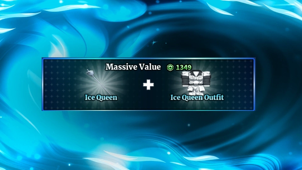 ICE Queen e ICE Queen Outfit Bundle no Sailor Piece
