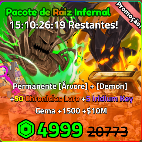 Pacote de Raiz Infernal no King Legacy