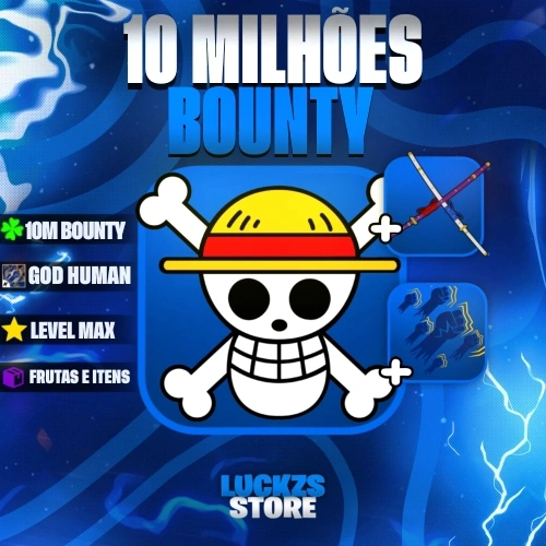 Conta Level Max com Godhuman, 10-15M Bounty e CDK no Blox Fruits