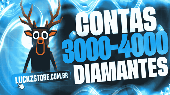 Conta com Conta com 3000-4000 Diamantes no 99 Noites na Floresta