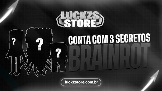 Conta com Conta com 3 Brainrot Secrets Aleatório no Steal a Brainrot
