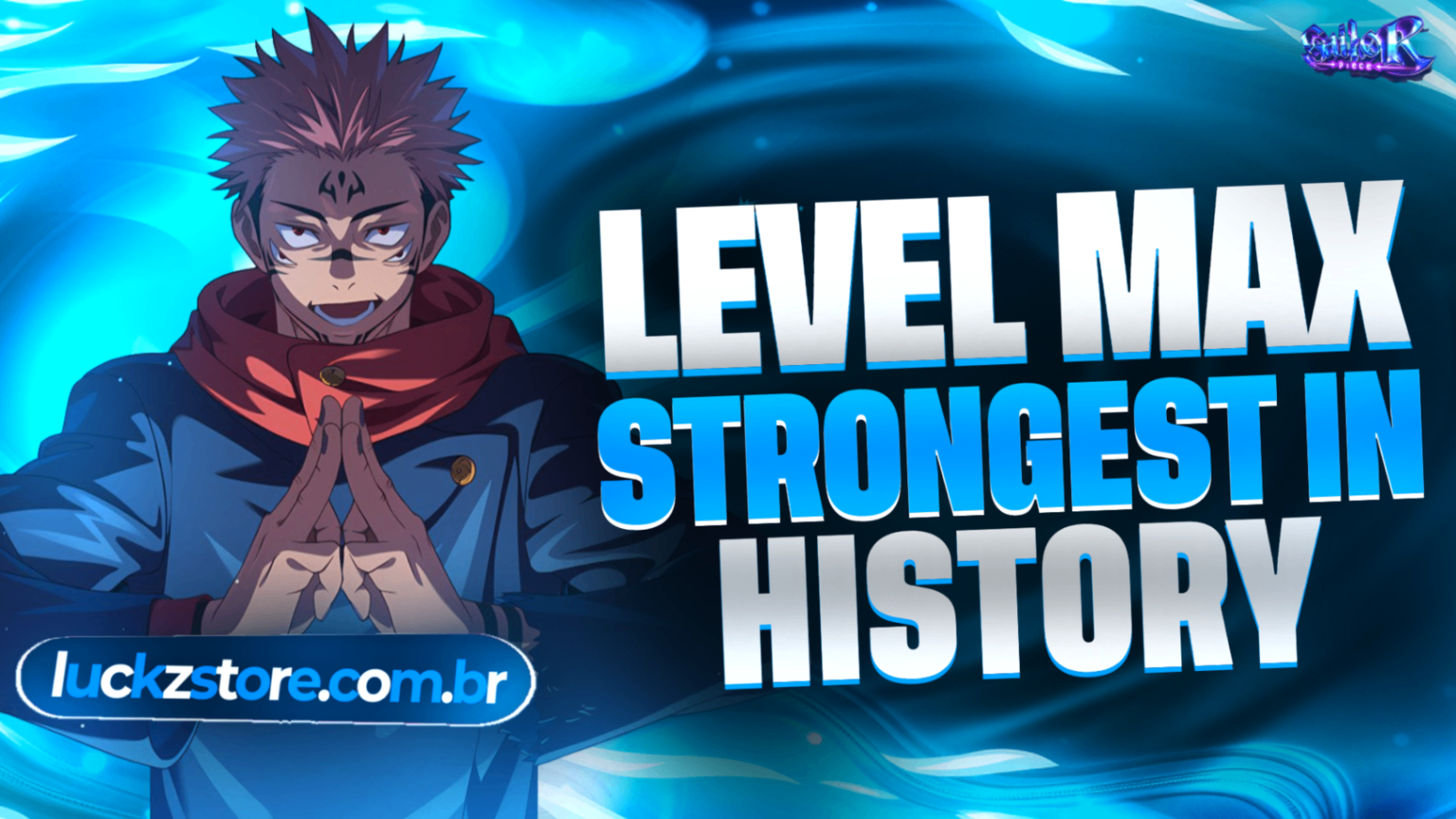 Conta Level Max com SET Strongest IN History no Sailor Piece