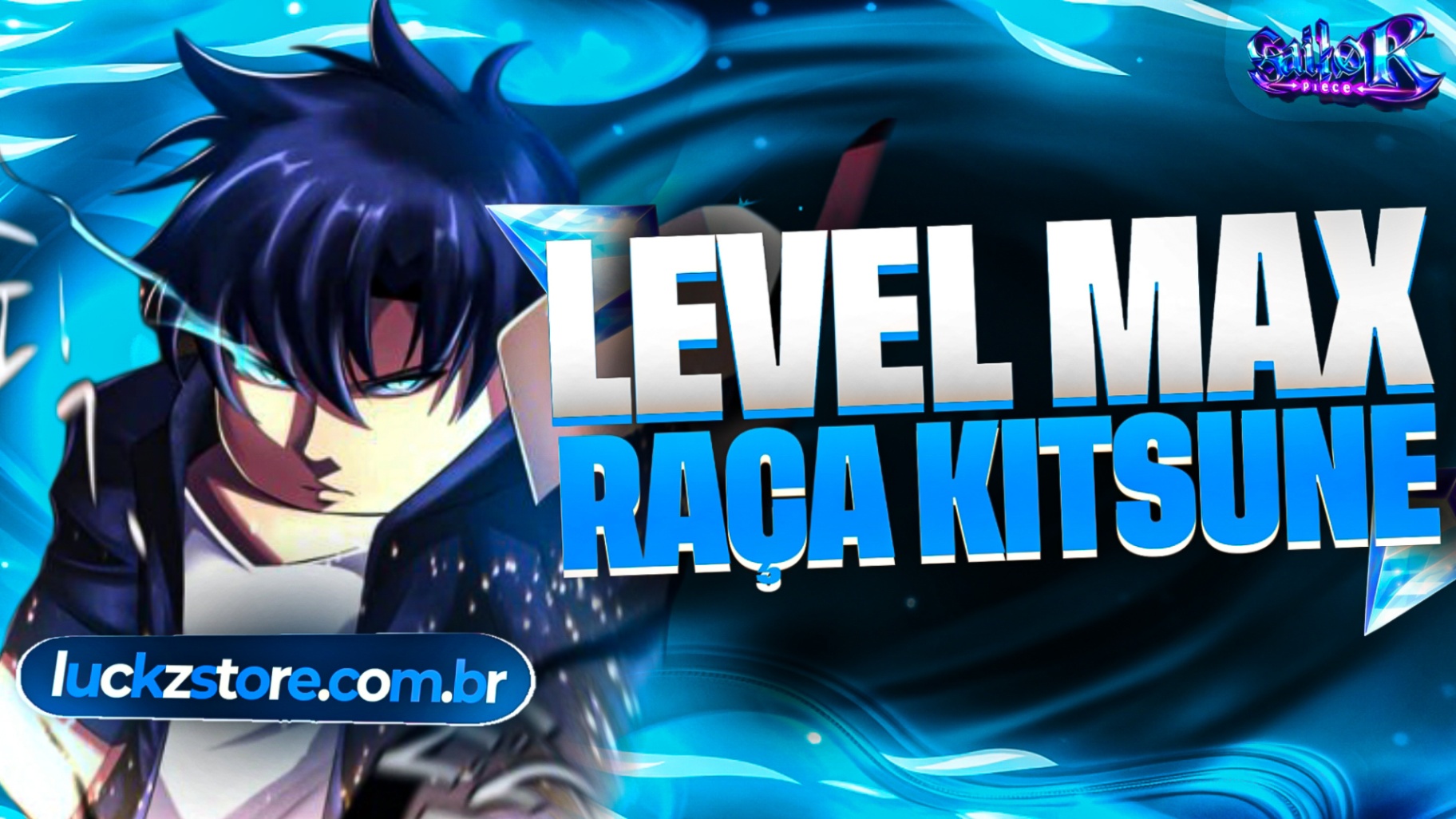 Conta Level Max com Raça Kitsune no Sailor Piece