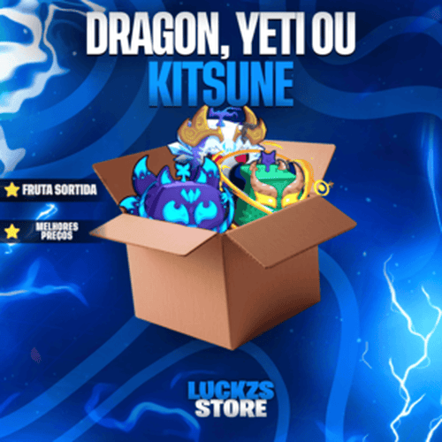 Dragon, Kitsune ou Yeti no inventário no Blox Fruits