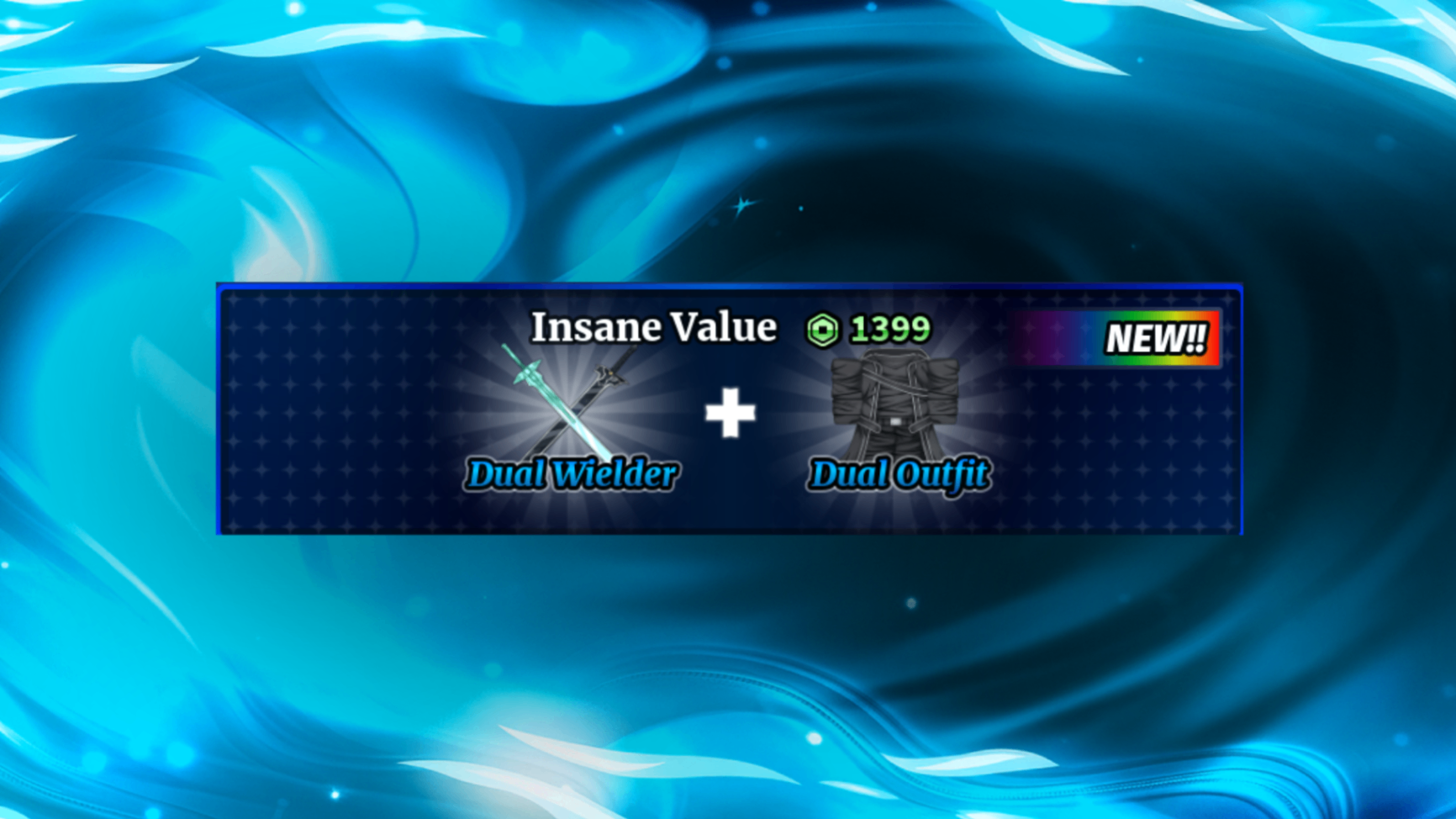 Dual Wielder e Dual Outfit Bundle no Sailor Piece