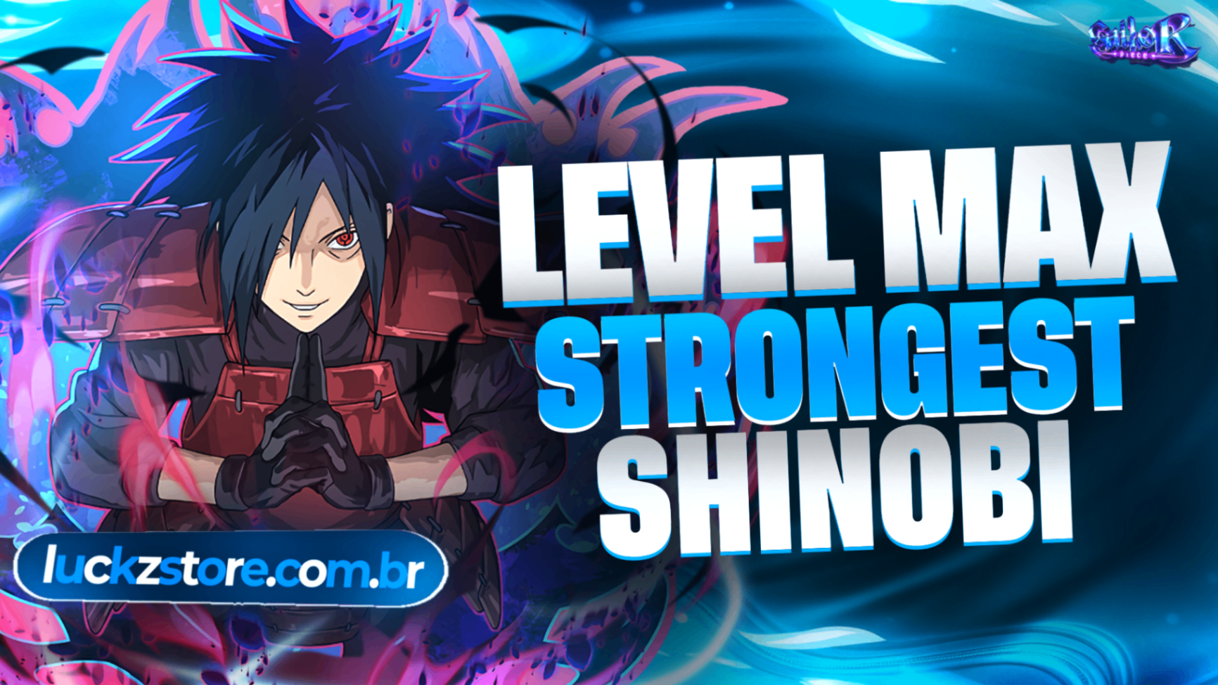 Conta Level Max com SET Strongest Shinobi+ Itens no Sailor Piece